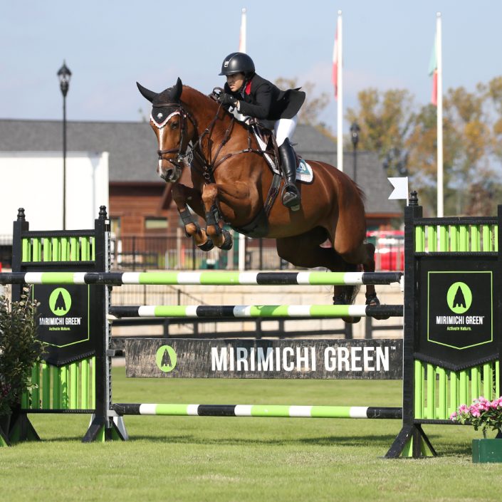 Mirimichi Green TIEC Fall - Lacey Gilbertson riding Kelly Tramp