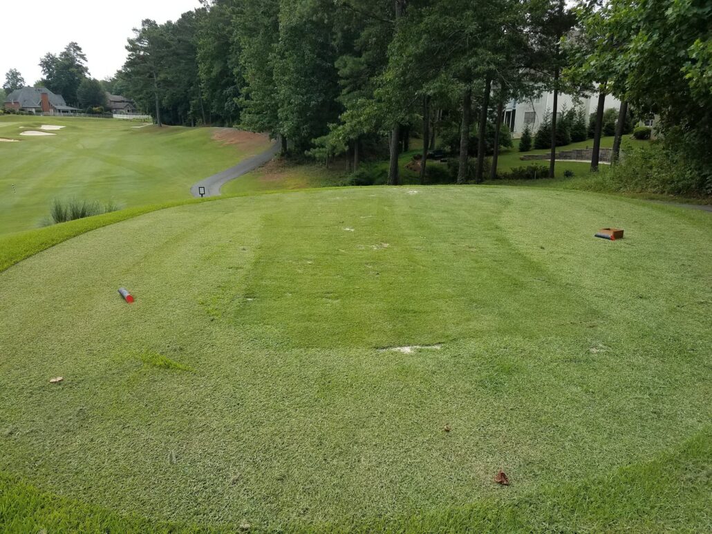 After: Tee repair