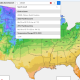 Example of searching the USDA Hardiness Zone map by zip code.